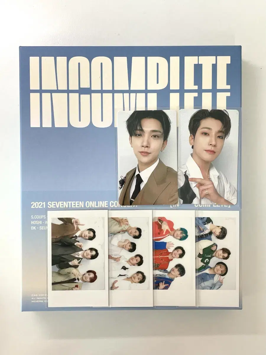 세븐틴 인컴플릿 dvd